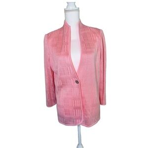 New Misook Textured Knit Jacket  Size Medium